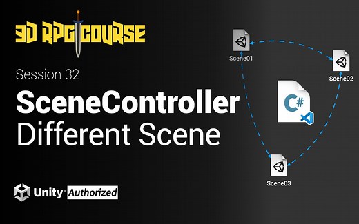 Unity2020 3DRPG游戏开发教程|Core核心功能32:Different Scene 跨场景传送
