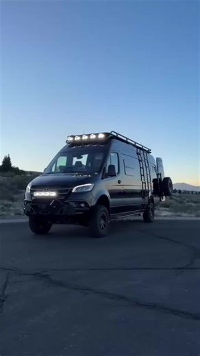 This Mercedes Sprinter campervan is designed for four adventurers, featuring a dinette that converts into a double bed and a mechanical lift bed for extra sleeping space. 🤔💭 Would you take this camper out for your next adventure? 📲 Follow us for more content! @vanlifepedia Credit: @the.activ #vanlifestyles #campertravel #camperstyle #camperliving #camperlovers #campeveryday #camperconversions #campervanconversions #vantastic #campervanculture