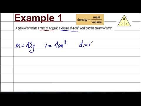 GCSE Maths Revision - Compound Measures (2) - Density