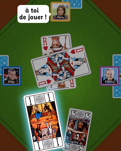 Exoty Tarot vous propose d'affronter gratuitement en ligne des milliers de joueurs français dans des modes à 3, 4 ou 5 ! | Exoty Tarot