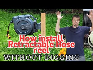 How to install RETRACTABLE GARDEN HOSE REEL from ‪@giraffetools‬