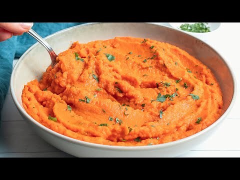 MASHED CARROTS RECIPE |Easy, Oil-Free, Vegan|