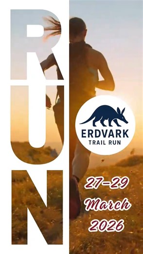 Erdvark Trail Run 2026 - a weekend of trails, sunsets, and stories. Event date: 27–29 March 2026 Enter here: entryninja.com/events/82578 #ErdvarkTrailRun #KarooAdventure #TrailRunningZA #NewYearGoals #RunTheKaroo | Rooiheuwel Eco-Tourism and Farm Holiday Resort Beaufort West | Facebook