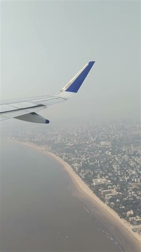 Flying Over Mumbai | Breathtaking Cityscape View ✨