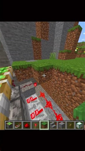 Easy Seamless Piston Door Tutorial (Minecraft Redstone)#minecraft #minecraftshorts