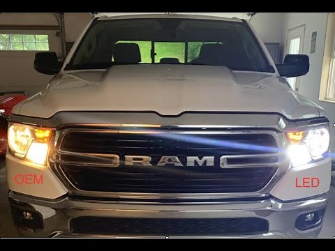 How to install LED headlights on a 2020 Ram 1500 Big Horn