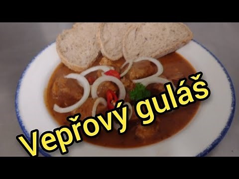 Vepřový guláš - recept na klasický gulášek z vepřového masa, pochutnáte si 😉