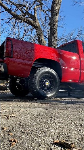 LLY Duramax 5 inch straight pipe exhaust, Stealth 67 Turbo whistle #duramax #diesel #turbo #truck