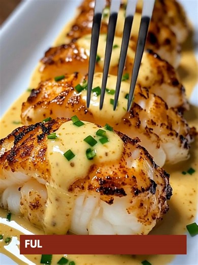 Butter-Seared Lobster Tails with Creamy Garlic Sauce 🦞🧄 Elegant indulgence for the best luxury seafood dinner! 📝 Ingredients : 4 lobster tails (about 5–6 oz each, for the best butter-seared lobster) 2 tbsp olive oil 4 tbsp unsalted butter (for that rich garlic butter base) 4 cloves garlic, minced Salt and freshly cracked black pepper 1/2 tsp smoked paprika (optional for a subtle flavor boost) 1 cup heavy cream 1/2 cup chicken broth or seafood broth 1/4 cup grated Parmesan cheese 1 tbsp lemon 