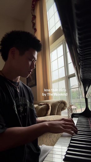 Less Than Zero: The Weeknd Piano Cover