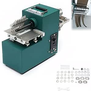 Electric Leather Strips Cutter Machine, Aluminium Belt Leather Strap Cutting Tool Splitter for Slitting Carving Hand Craft Professional Accurate Scale Commercial Home (Max 3.15" Width Cutting)