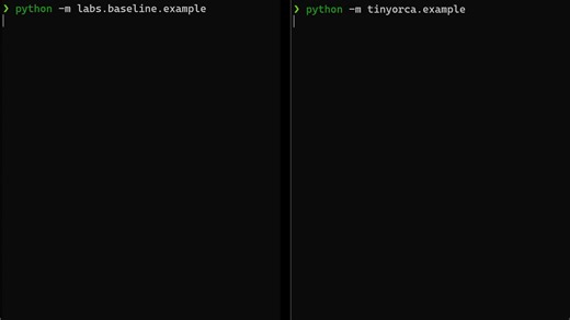 I built tinyorca — a <700 LOC Python implementation of the Orca paper, reproducing its core ideas: iteration-level scheduling and selective batching.repo: https://t.co/wy7An2sKMPWatch the difference between static batching vs iteration-level scheduling with selective batching.