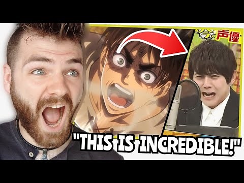 Attack on Titan VOICE ACTORS Live Performance REACTION!!