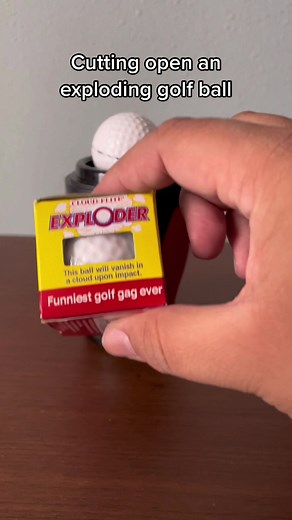 Exploding Golf Ball Fun: Watch Me Hit One Now!