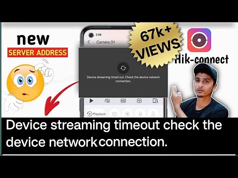 Device Streaming timed out check the device network connection