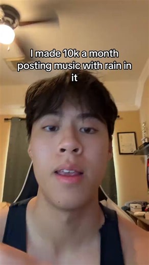 A 19-year-old American student made $10,000 in a month posting rain sounds on YouTube.Not music, not vlogs, not tutorials - just rain with thunder while people sleep. YouTube pays for every thousand views and sleep content keeps viewers for 6-8 hours per session.He goes to Producer AI, types a prompt - "rain with thunder, 8 hours, deep and consistent" - and gets a finished audio file in minutes. Adds a static background image, uploads to YouTube and goes to sleep while the video collects views.C