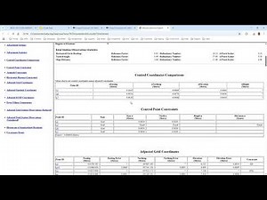 Trimble Business Center - Total Station Network Adjust to Multiple GNSS Derived Control Coordinates