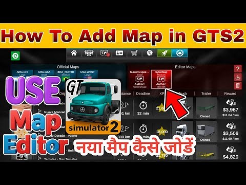 How To Add Map in GTS2 (Map Editor) 丨 Grand Truck simulator 2 Map Editor Tutorial use map editor