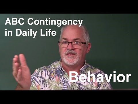 ABC Contingency in Daily Life