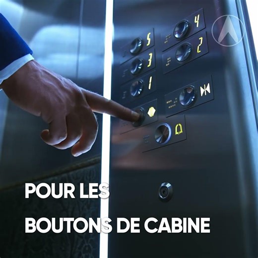 Types de boutons pour systèmes d'ascenseurs | Alamex