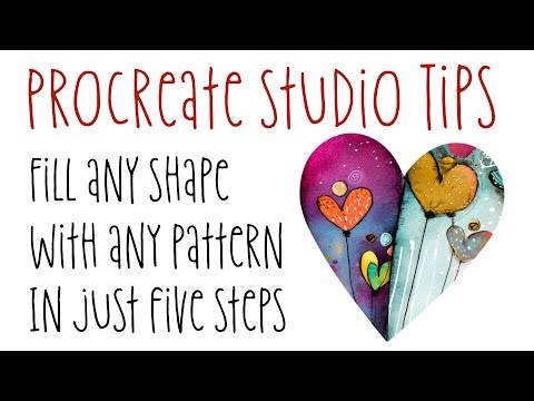 Procreate Studio Fill Any Shape with Any Pattern in Five Easy Steps
