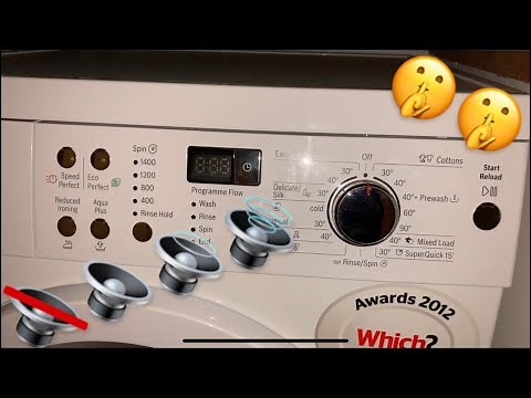 How To - Change or Turn Off the Beeping/Audio on your Bosch washing machine