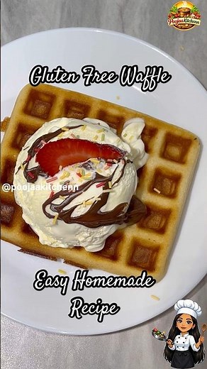 Golden, crispy, and 100% gluten-free✨ Homemade waffles that don’t compromise on taste!! #aceoftaste