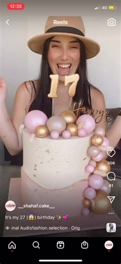Celebrating My 27th Birthday with a Beautiful Cake