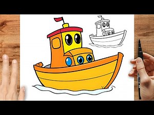 WIE MAN EIN BOOT ZEICHNET