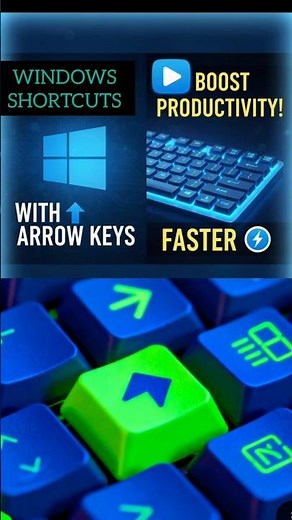 Master Windows Arrow Key Shortcuts in Seconds! 🚀 | Save Time Like a Pro #shorts #ytshorts