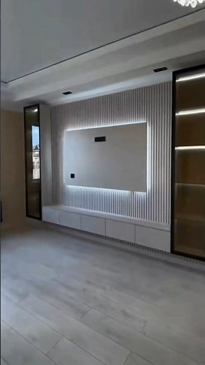 Latest tv cabinet design for living room 👌|Installation step by step|#homedecor #tvunit #tvshowcase