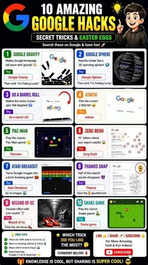 “10 Secret Google Tricks You Didn’t Know 😳🔥”#shorts #trending #viral