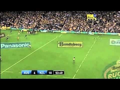 Richie McCaw Awesome Tackle & Turnover vs Wallabies 2006