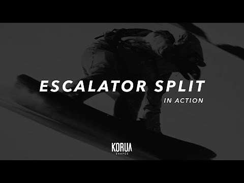 KORUA Shapes - In Action - Escalator Splitboard