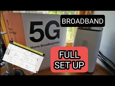 Three 5G Router Broadband - FULL SET UP & Speef Test, (3 Network)