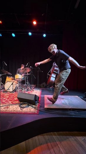 Drums and Tap Trading Live at a Jazz Show #jazzdrums #tapdance