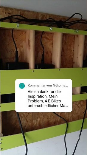 E-Bike Ladestation für mehrere Ladegeräte