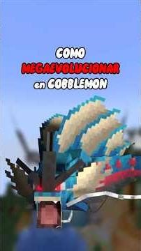 CÓMO MEGAEVOLUCIONAR en COBBLEMON en 1 MINUTO! #minecraft #cobblemon #pixelmon #pokemon #tutorial