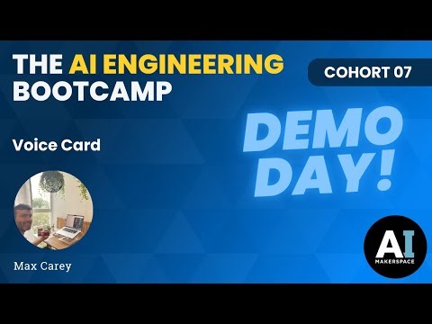 Voice Card by: Max Carey - AI Engineering Demo Day Cohort 07 #demoday #aiengineer