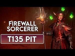 Firewall ring Sorcerer | T135 PIT Clear 12:35 | 14 Season Diablo 4
