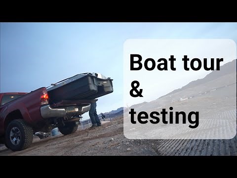 Pond prowler 10 became a bass boat! boat tour (bonus I got a fish)