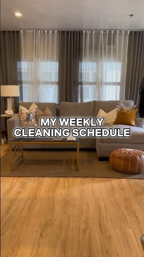 My Weekly Cleaning Schedule 🧹| #cleaningtips #workfromhome #homemaker