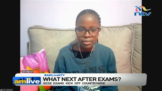 3.3K views · 181 reactions | What next after exams? Brenda Cherotich, Top Performer, KCSE 2021, fills us in on what she has been up to since completing High School. #AMLiveNTV | NTV Kenya | Facebook