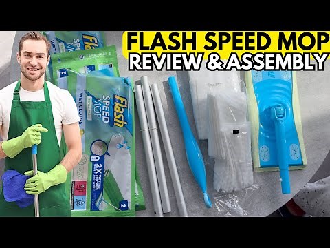 FLASH SPEED MOP - UNBOXING, ASSEMBLY, HOW TO USE & REVIEW
