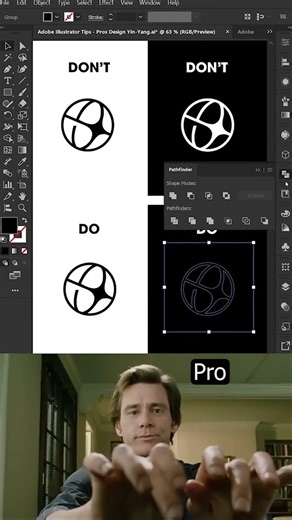 Beginner Vs Pro tutorial #artist #art #designer #graphicdesign #photoshop #tips