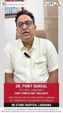 🚨Kidney Cancer Warning Signs & Treatment Explained by Dr. Puneet Bansal | RG Stone Hospital Ludhiana