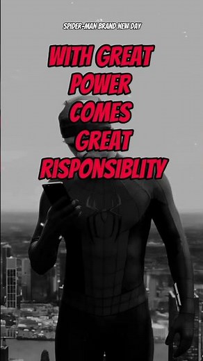 Spider -Man brand new day quotes #spiderman