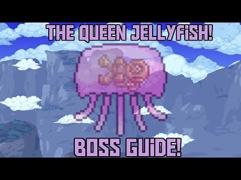 How to Beat The Queen JellyFish in Terraria! -Thorium mod boss guide!