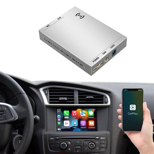 AUTOABC Wireless CarPlay Android Auto For Peugeot Citroen