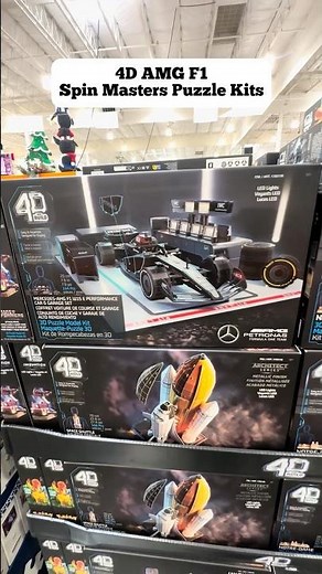 Costco’s got the 4D Build Mercedes-AMG F1 Puzzle Kit, and its perfect for racing fans or collectors!